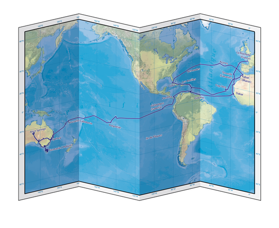 world map2 folded
